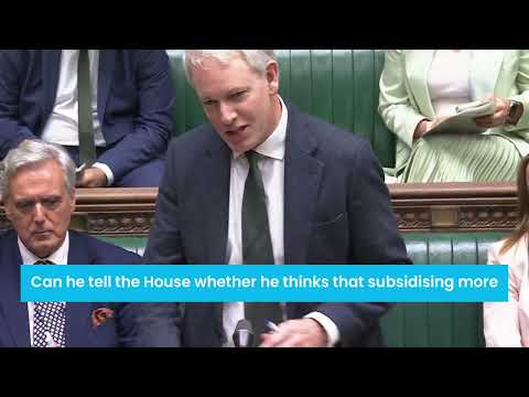 Danny Kruger MP - Questions to the DWP Minister
