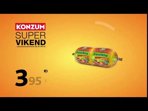 Super vikend u Konzumu! 02.10.- 04.10.2020.