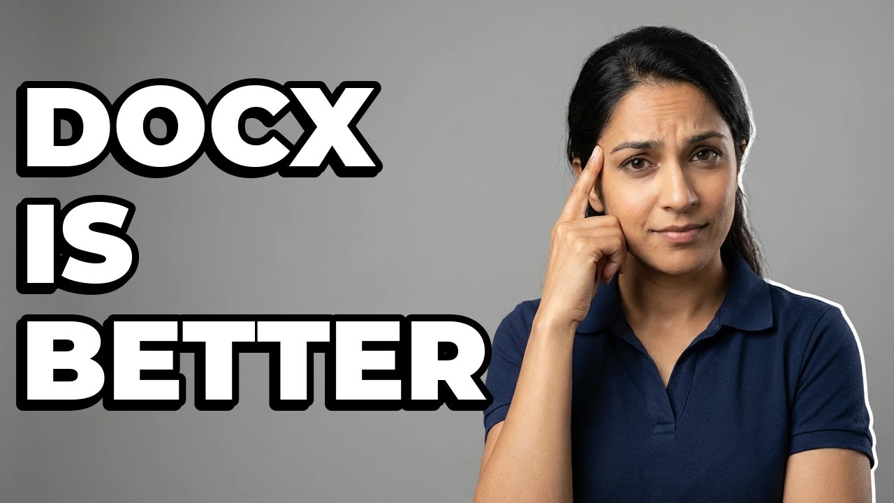 What Is the Difference Between .doc and .docx?