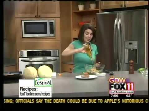 Grilled Tuna Steak with Melon Salsa