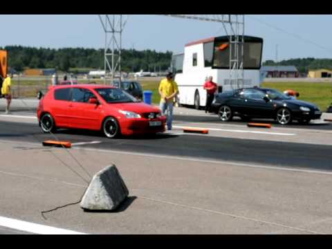 Sebastian Ågren Toyota T-Sport Vs Stefan Eriksson Mazda MX3