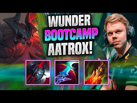WUNDER IS INSANE WITH AATROX IN BOOTCAMP NA! - FNC Wunder Plays Aatrox Top vs Olaf! | Season 2022