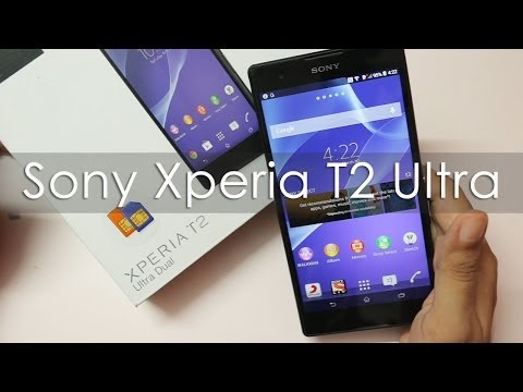 Sony Xperia T2 Ultra Dual Phablet Unboxing & Overview