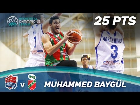 Muhammed Mustaga Baygül (25 Pts.) with an amazing performance vs. Kataja Basket