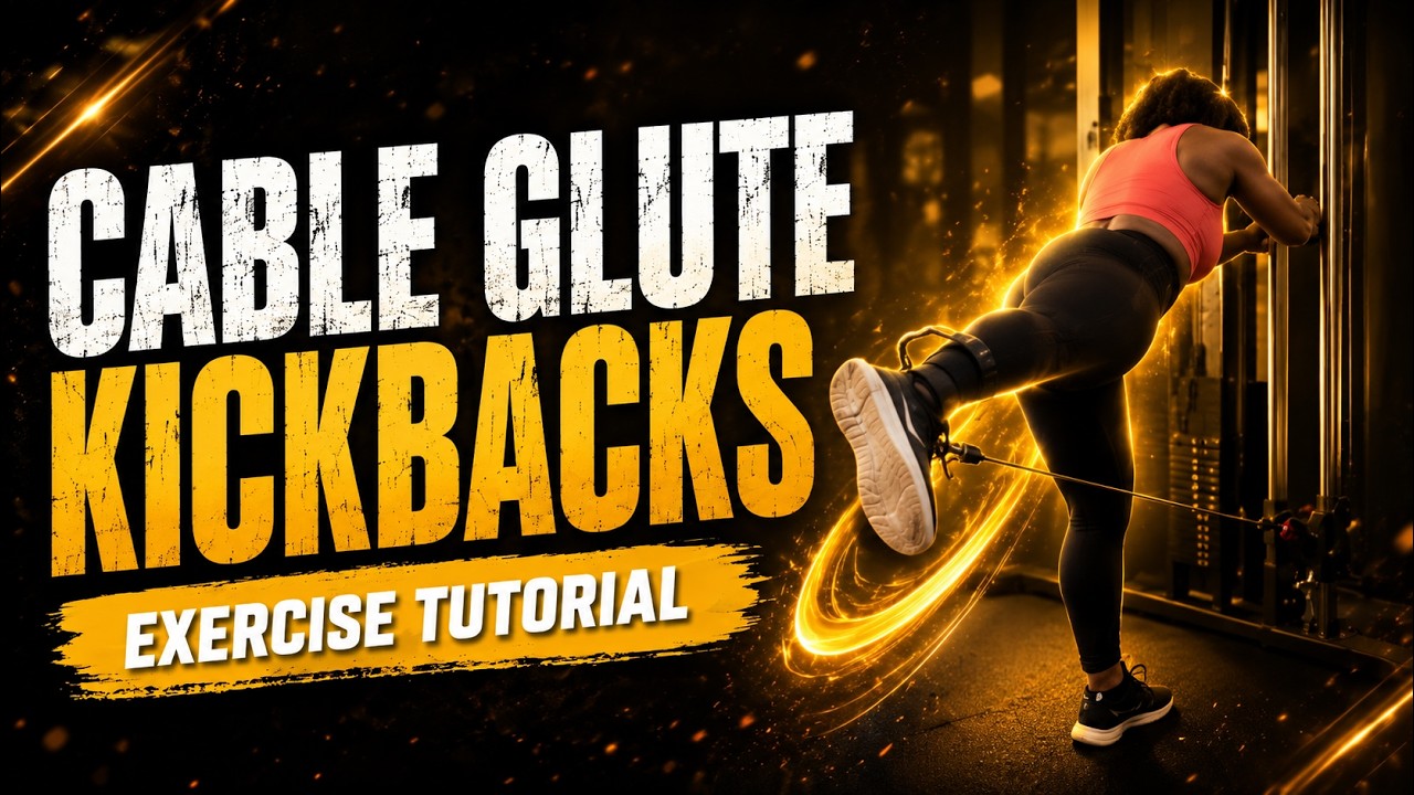 Glute Cable Kickback demonstration video