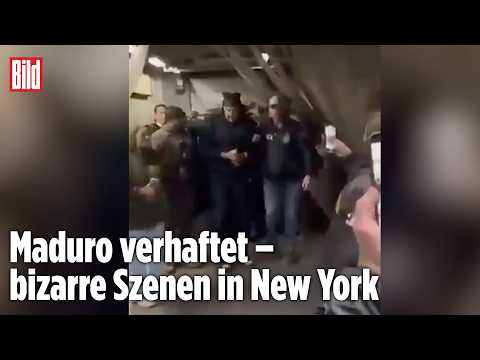 MADURO IN NEW YORK: Diktator wünscht „Frohes Neues“ – dann geht’s in Knast