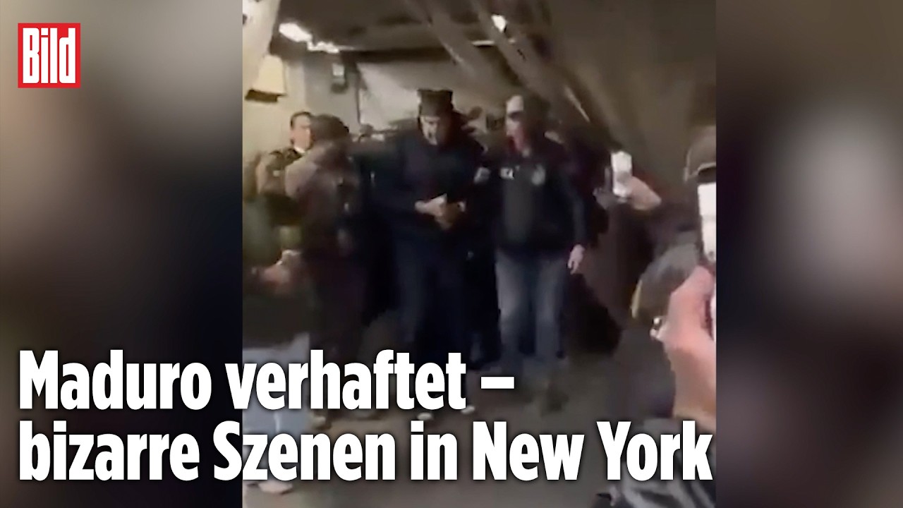 FESTNAHME IN NEW YORK: Venezuelas Machthaber Maduro in Handschellen abgeführt