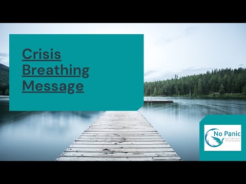 No Panic's Crisis Breathing Message