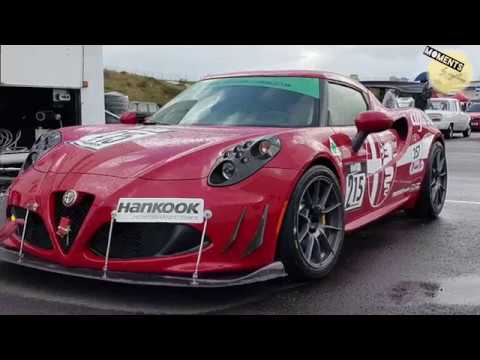Alfa Romeo 4C Racecar on track in Zandvoort 2018
