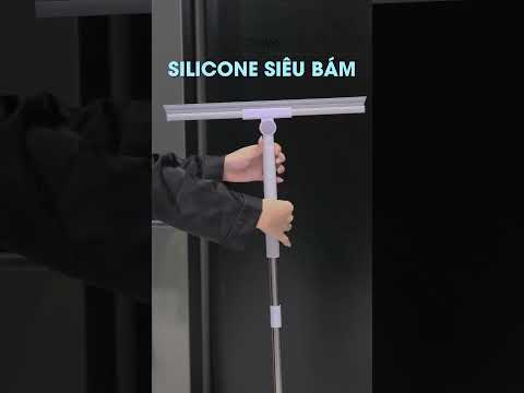 Cây gạt nước cán dài inox đa năng 120 x 40cm TEWA, 80097 video