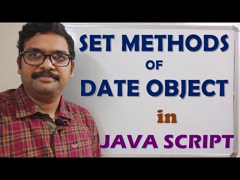 SET METHODS OF DATE OBJECT IN JAVA SCRIPT