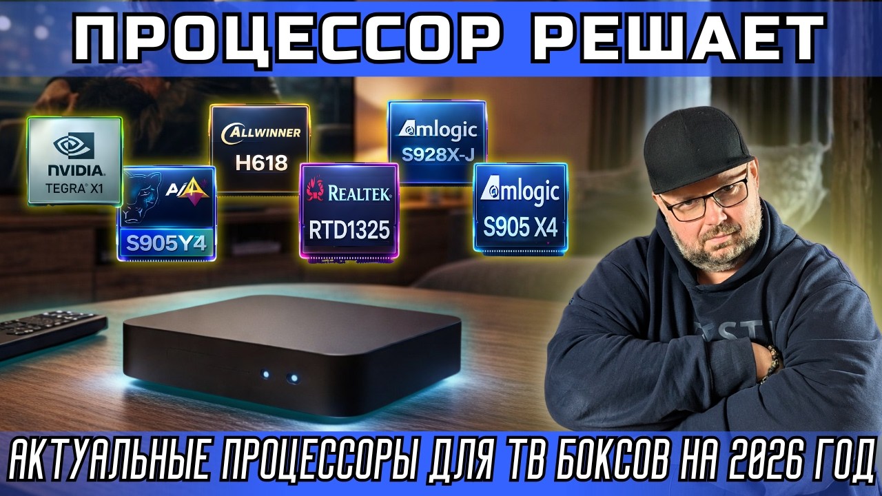 АКТУАЛЬНЫЕ ПРОЦЕССОРЫ ДЛЯ ТВ БОКСОВ НА 2026 ГОД И ТВ БОКСЫ НА ЭТИХ ПРОЦЕССОРАХ