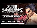 Super Smash Bros. Ultimate x Tekken -  Official Kazuya Mishima Full Presentation (Mr. Sakurai)