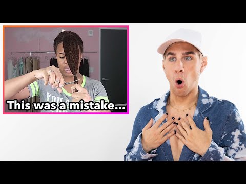 Hairdresser Reacts To People Doing 'Wolf Cuts' On Their Curly Hair (as seen on tiktok)