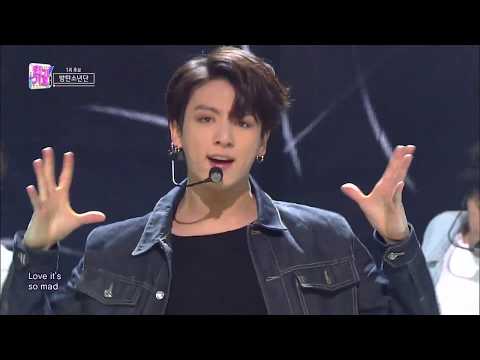 《Goodbye Stage》 BTS – FAKE LOVE at Inkigayo 180610