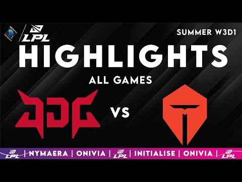 JDG vs TES Highlights ALL GAMES LPL 2025 JD Gaming vs Top Esports