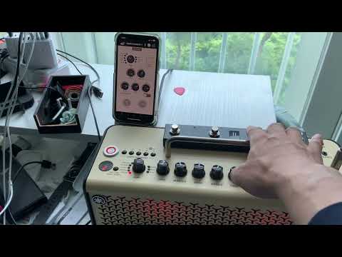 yamaha THR10II and m-wave midi controller pedal