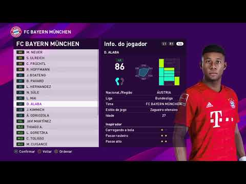 eFootball PES 2020 - Bayern München Players faces