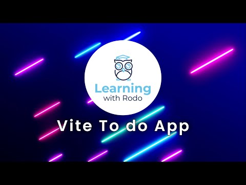 Vue 3 To do App in Vite - Composition API with script setup tag