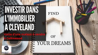 Investir à Cleveland- Visite d'une maison à vendre à Collinwood pendant travaux