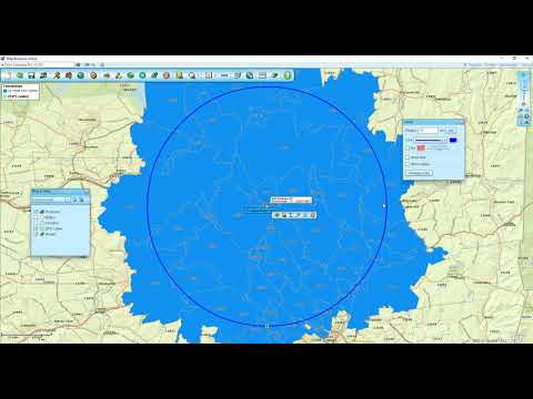 20460 Zipcode 1 Mile Radius Map