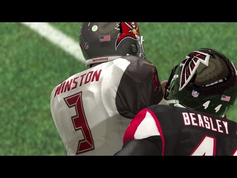 Madden 16 Falcons Franchise VS Buccaneers week 8 season 1