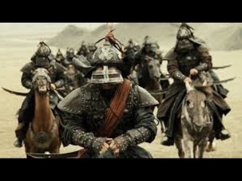 Элитный конный отряд атакует целое войско. ( Монгол 2007)