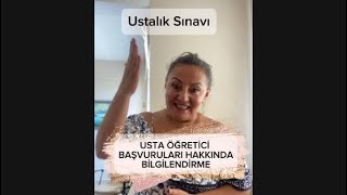 USTA ÖĞRETİCİ OLMAK İSTEYENLER İZLESİN / Usta Öğreticilik Sınavı / Ust