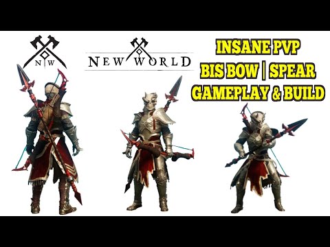 New World INSANE Rank 1 PVP BOW | SPEAR - Gameplay, Guide & Build
