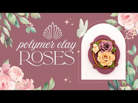 How to Make Polymer Clay Roses | Step-by-Step Tutorial