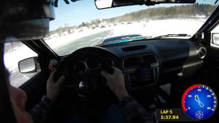 preview picture of video 'Frog Racing - AMEC ice racing Warners Lake - Feb 2015'