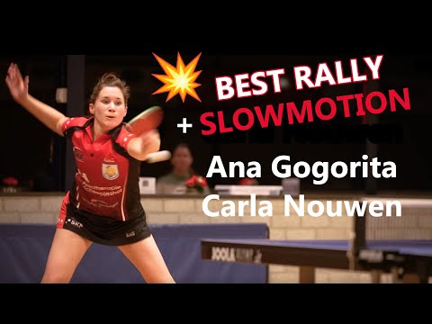 Carla Nouwen - Ana Gogorita 🔥 Best Rally 4x Slow Motion | SKF - Dozy DH  | Playoffs Eredivisie 2022