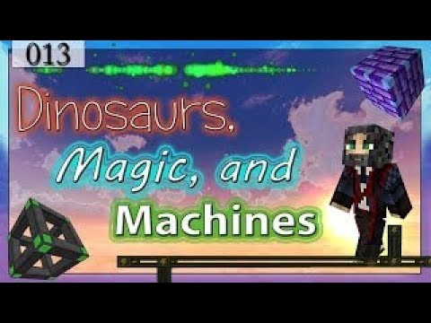 Minecraft Dinosaurs, Magic, and Machines 013 Botania: Alchemy Catalyst and Entropinnyum Fl