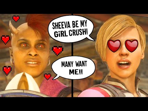 MK11 - SHEEVA FLIRTY INTROS Vs All Female & Male Kombatants - Mortal kombat 11 Sheeva Intros