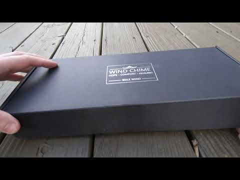 Sympathy Wind Chimes, Memorial Wind Chimes in Memory Review, Stands up to the cold weather with beau