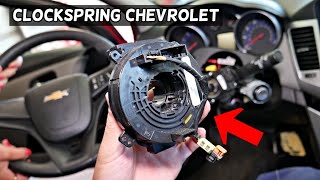 HOW TO REMOVE AND REPLACE CLOCKSPRING ON CHEVROLET CRUZE SONIC EQUINOX MALIBU TRAX CAMARO