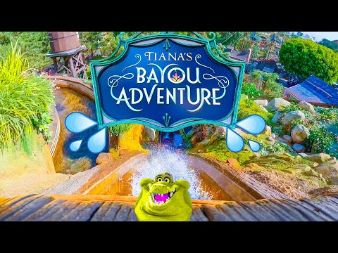 Video: Disneyland Tiana's Bayou Adventure FULL Thrill Ride POV [4K] Multi Cam — Disneyland Park in Anaheim, California