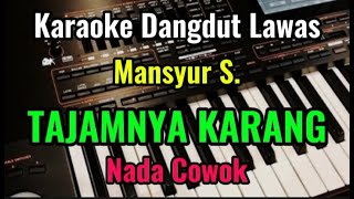 Download lagu TAJAMNYA KARANG - Mansyur S. - Karaoke Dangdut Lawas // Nada Cowok mp3