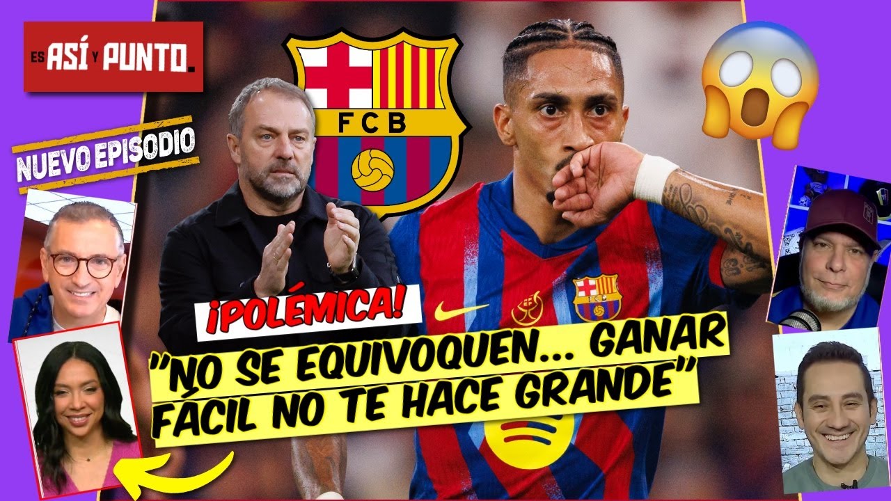 POLÉMICO: Barcelona GOLEÓ a un EQUIPO MALO y NO ESTÁ para SER CAMPEÓN de SUPERCOPA | Es Así y Punto