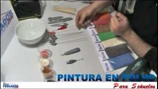bricopescador.com, pintando señuelos de pesca con pintura en polvo.