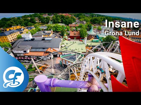 Insane front seat on-ride 5K POV @60fps Gröna Lund Grona Lund