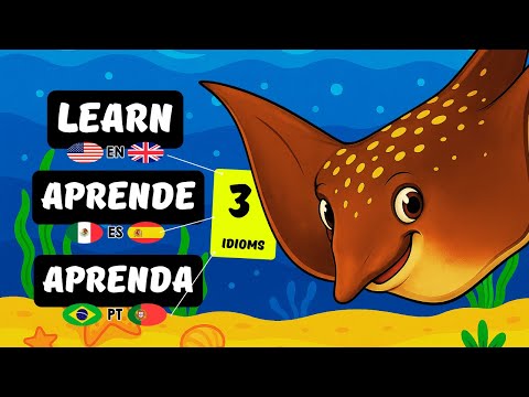 🐠 Mantarraya| Manta Ray |Raia-manta – Aprende 3 idiomas 🇲🇽🇪🇦 con @OHTOYES |Learn 🇺🇲🇬🇧 |Aprenda 🇧🇷 🇵🇹
