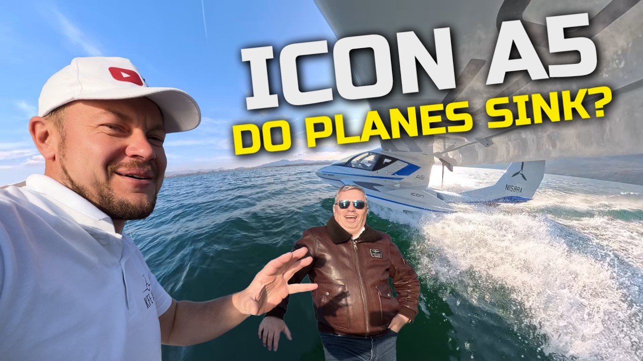 WE TRIED TO SINK THE PLANE. ICON A5 AMPHIBIOUS FLIGHT Flying The Boar or Sailing The Plane