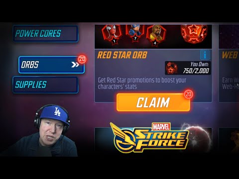 Free 20 Red Star ORBS - What Did You Pull? - Marvel Strike Force - MSF