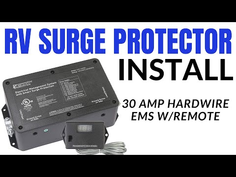 RV DIY INSTALL | Hard-Wired Progressive Industries Surge Protector [Full Time RV Living]
