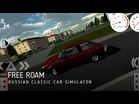 Open World Free Roam Driving • Russian Classic Car Simulator