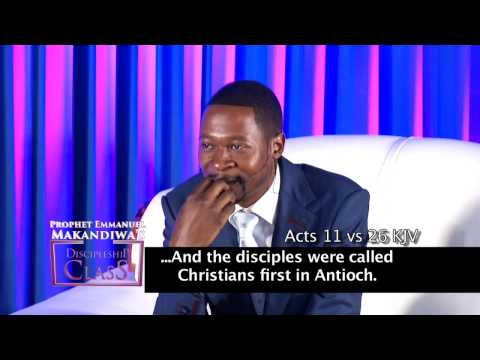 Prophet Makandiwa - Discipleship Class 2 The significance of a name