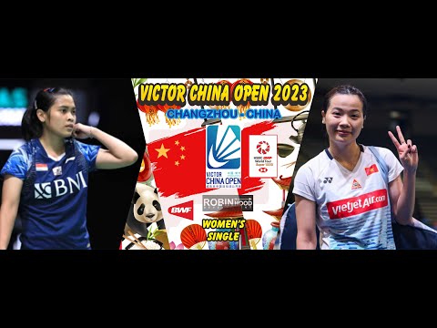 Thuy Linh Nguyen VS Gregoria Mariska Tunjung  I CHINA OPEN 2023 SUPER 1000  ❗❗ 🔥