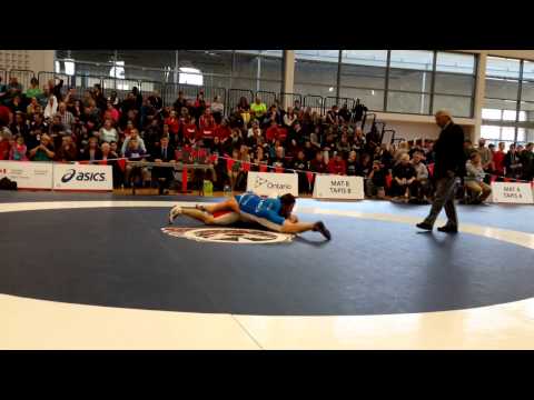 2015 Senior National Championships: 86 kg Alex Brown-Theriault vs. Matthew Miller