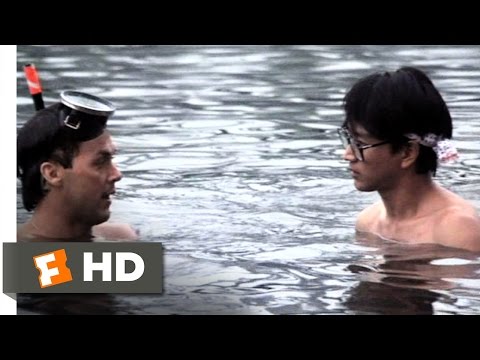 Gung Ho (6/10) Movie CLIP - Morning Swim (1986) HD